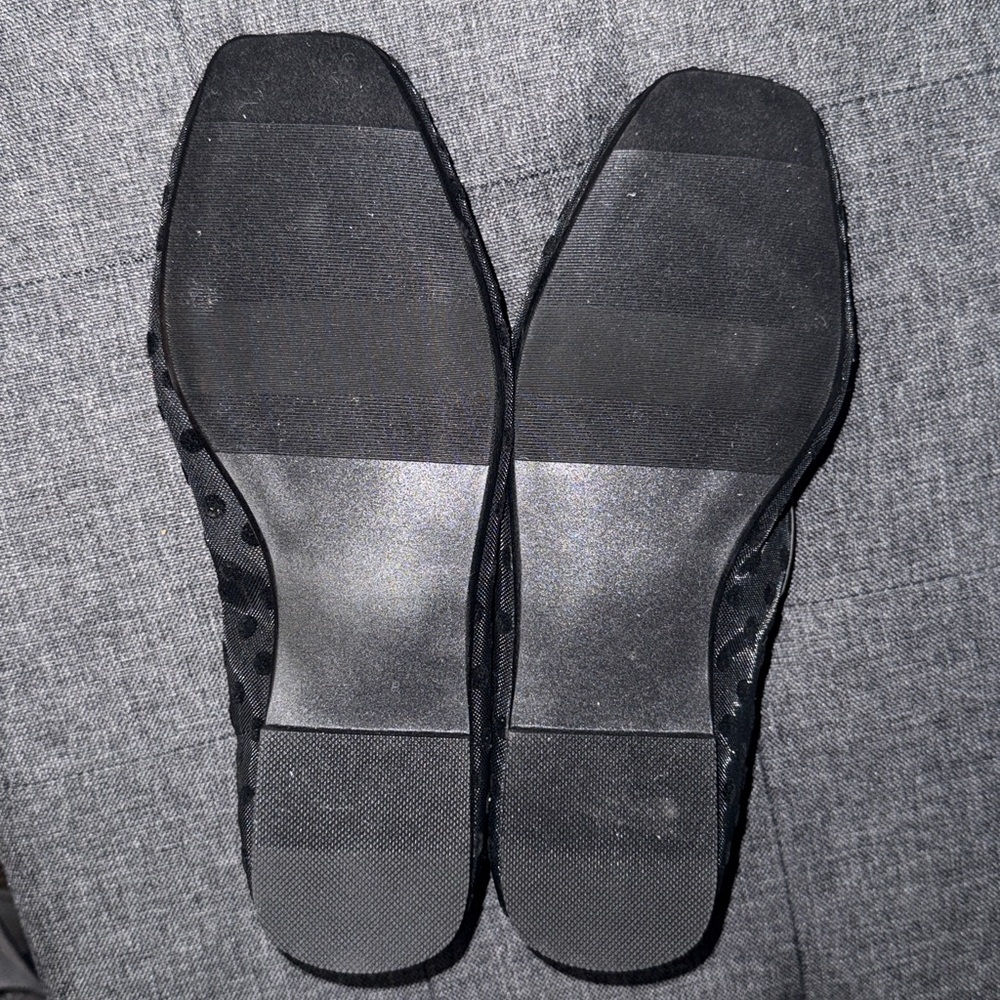 Torrid Black Mary Jane Flats with Polka Dots 8.5WW - Picture 4 of 5